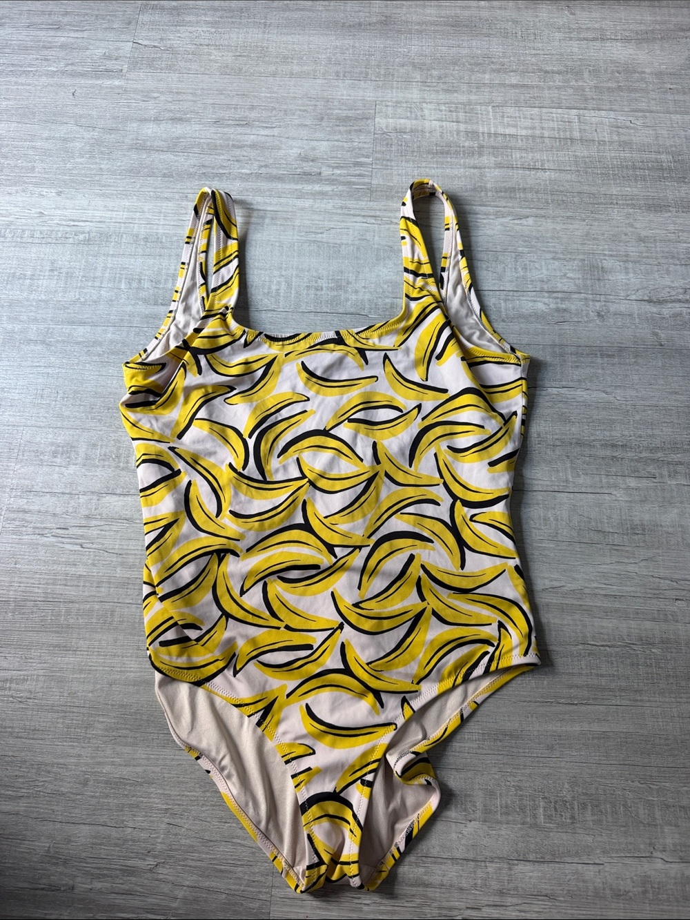 Diane Von Furstenberg Kids Yellow and Black Leaf-Print One-Piece